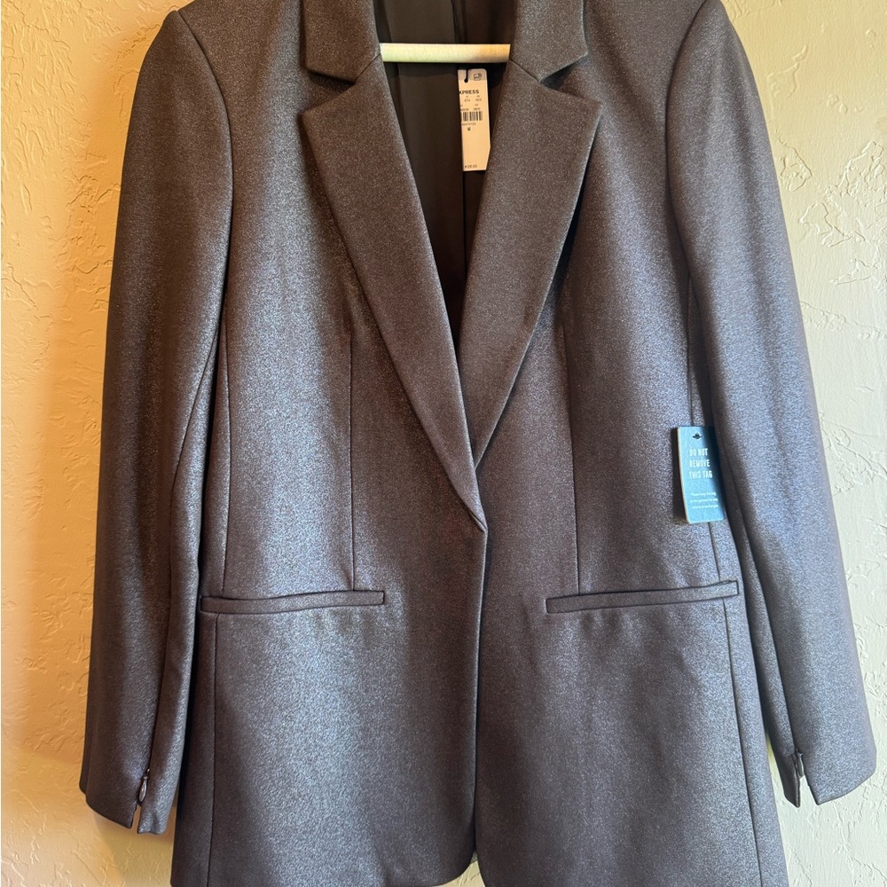 Express Women's Dark Brown Shimmer Suit